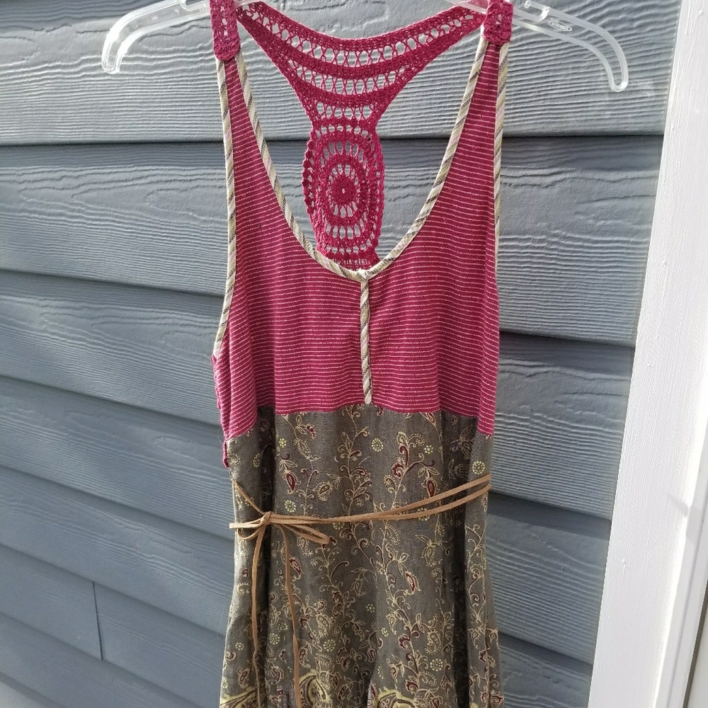 Free People Hippie Crochet Dress